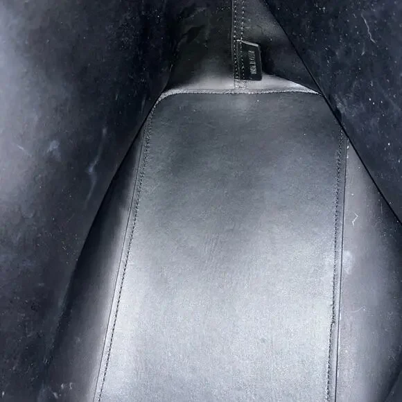 Henri Bendel Black and White Tote Bag Vintage HTF - Picture 6 of 11